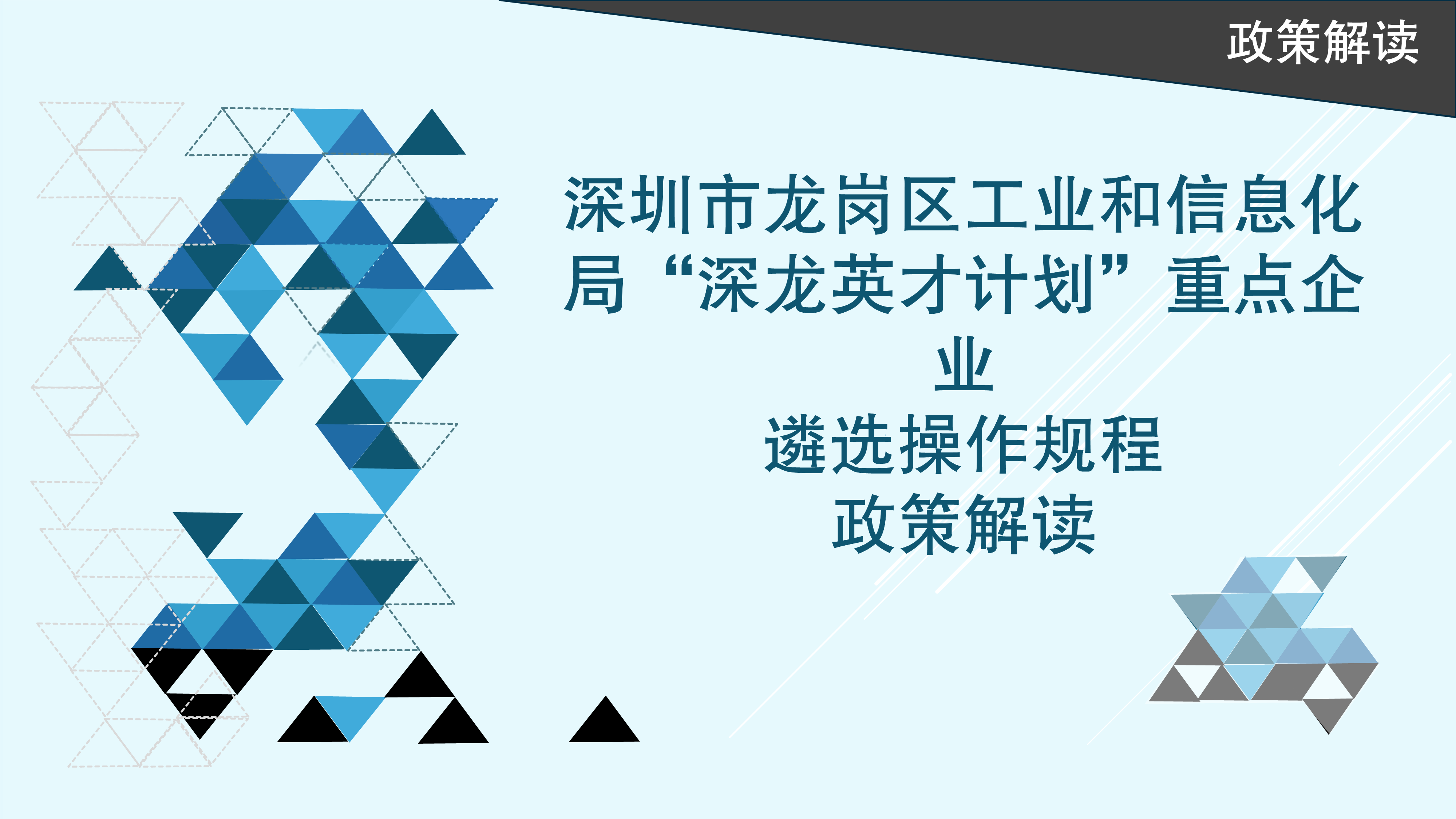 1.深圳市龙岗区工业和信息化局“深龙英才计划”重点企业遴选操作规程政策解读_1.Png